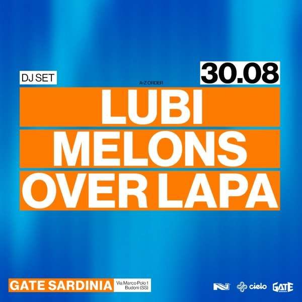 Lubi, Melons, Overlapa GATE SARDINIA Budoni