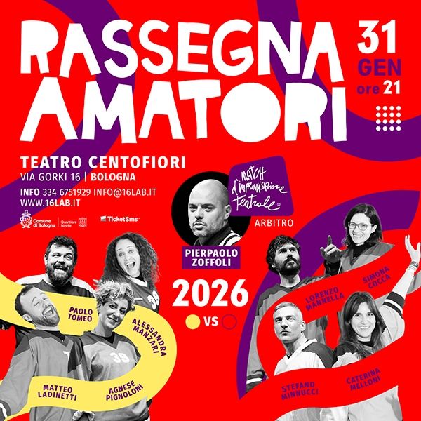 Match d'improvvisazione teatrale - Gialli VS Rossi Teatro Centofiori