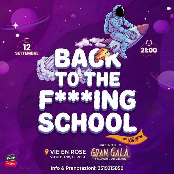 Back To The F---ing School LA VIE EN ROSE  IMOLA
