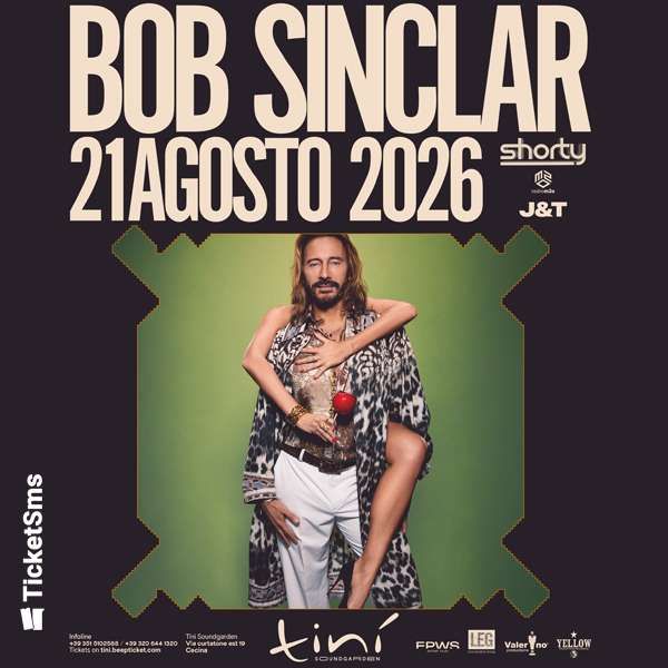Bob Sinclar Tinì Soundgarden CECINA