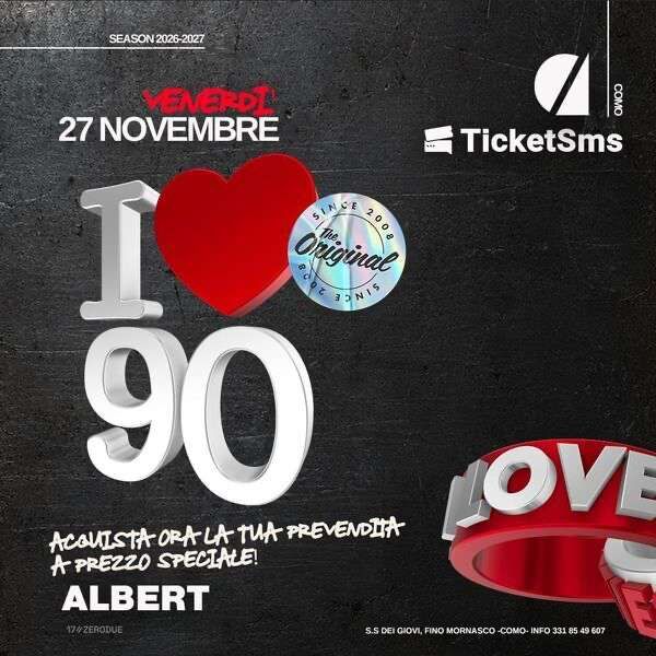 I love 90s - Como Albert Club Fino Mornasco