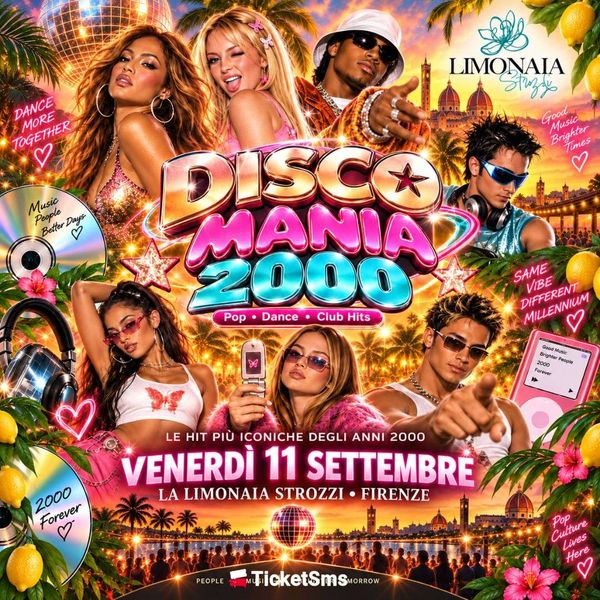DISCO MANIA 2000 Giardino La Limonaia Strozzi Firenze