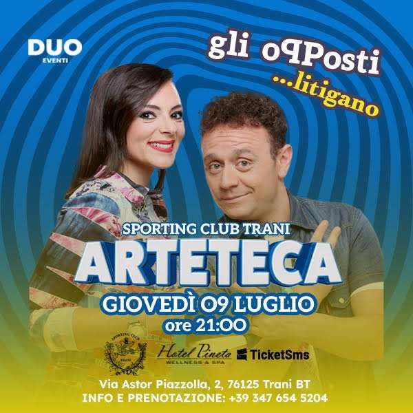 Arteteca in Gli Opposti Litigano SPORTING CLUB TRANI TranI