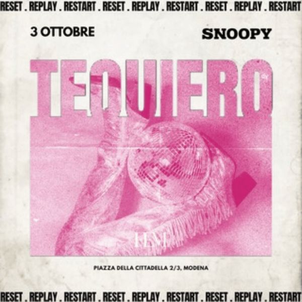 Tequiero Snoopy Club Modena