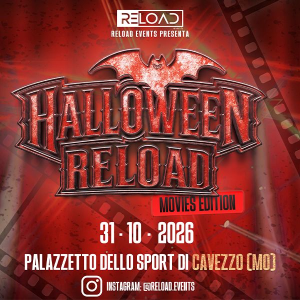Halloween Reload - Movie Edition Palazzetto dello Sport Cavezzo