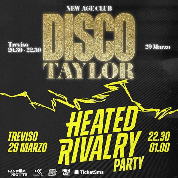 Disco Taylor + Heated Rivalry Party NEW AGE CLUB