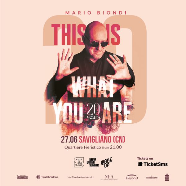 Mario Biondi - What's you are (20 Years) Quartiere Fieristico 