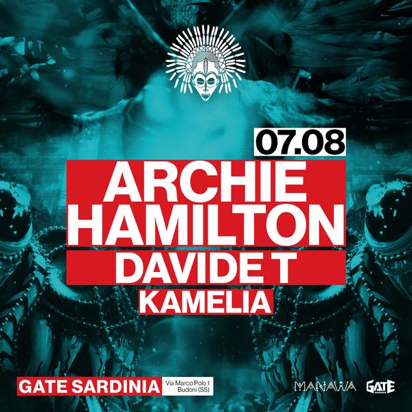 Archie Hamilton, Davide T, Kamelia GATE SARDINIA Budoni