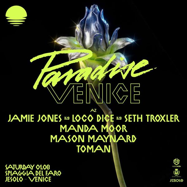 Paradise Venice with Jamie Jones Arenile Spiaggia del Faro