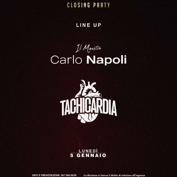 Closing party Christmas Village - Carlo Napoli - Tachicardia  Miraya Winter Club