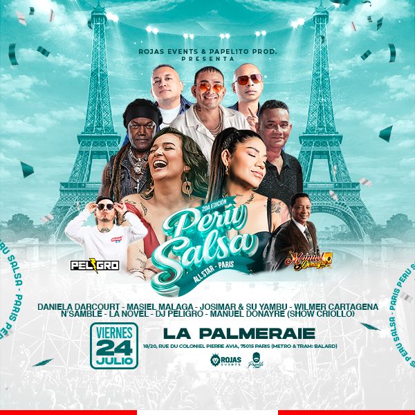 Peru Salsa All Stars II - Parigi LA PALMERAIE
