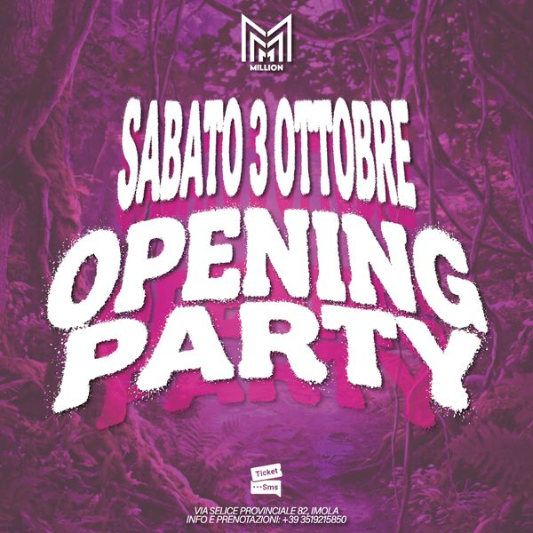 Opening MILLION - CAP CREUS IMOLA
