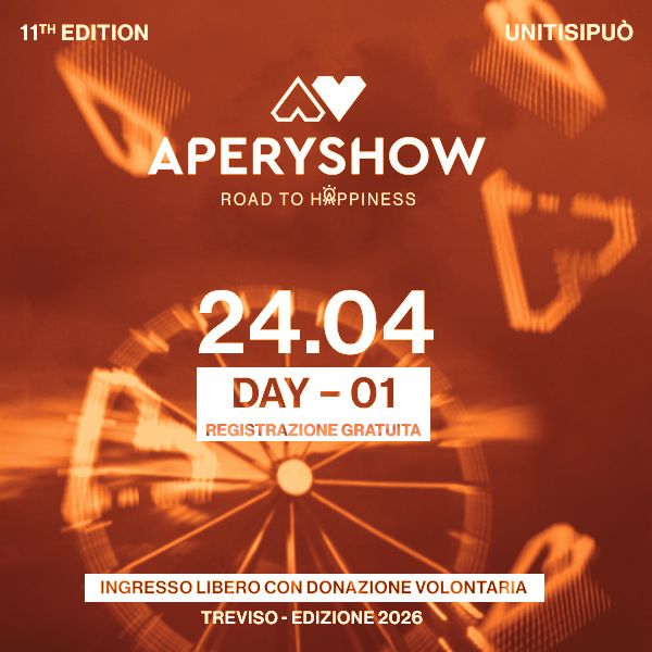 Aperyshow 2026 - Day One - Registrazione Gratuita AREA DOGANALE TREVISO SERVIZI