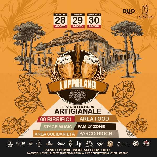 Luppoland - Festa della birra artigianale Masseria Lagarello Ruvo di Puglia