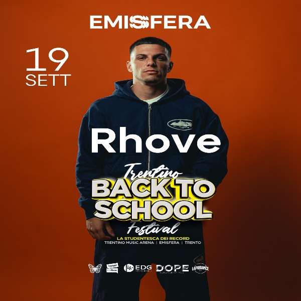 Trentino Back To School Festival 2026 Trentino Music Arena | BOM. Disco Arena 