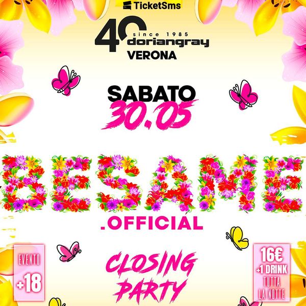 Closing Season - Besame Dorian Gray