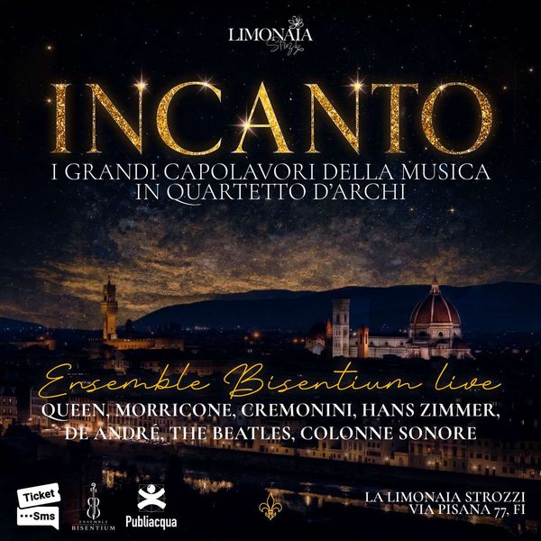 Incanto - Tributo a Hans Zimmer in Quartetto d'Archi Arena La Limonaia Strozzi Firenze