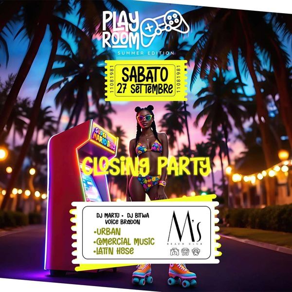 PLAYROOM - Closing Party Monkey\'s Beach Club