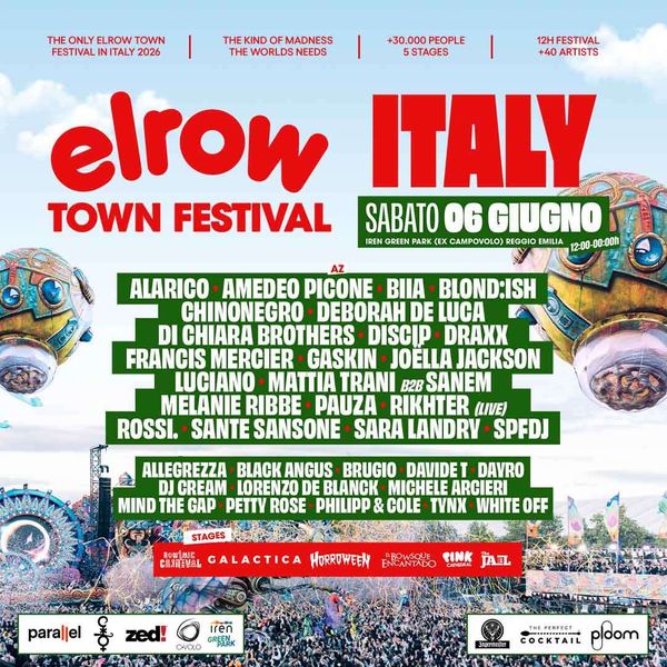ELROW TOWN 2026 - ITALY CAMPOVOLO - IREN GREEN PARK - RCF ARENA