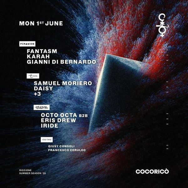 Fantasm - Octo Octa b2b Eris Drew - Samuel Moriero Cocoricò