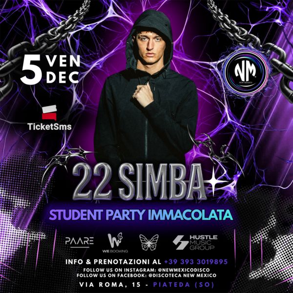 Student Party Immacolata - 22Simba New Mexico
