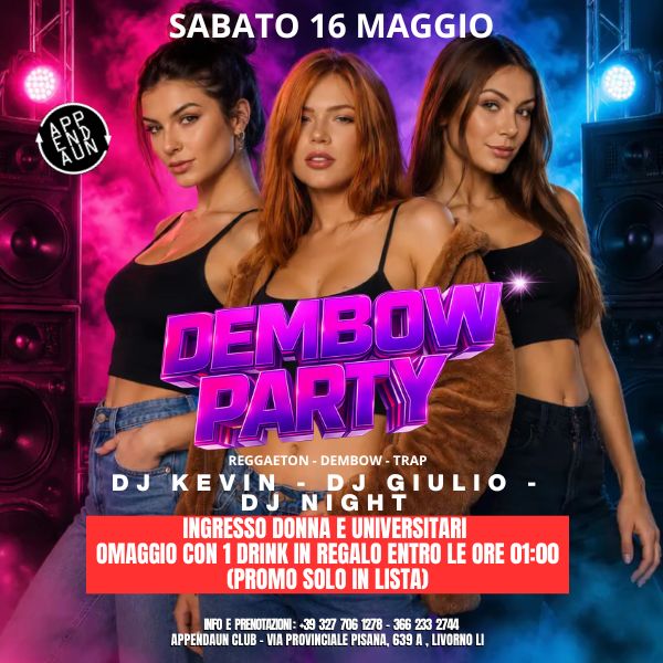 Dembow Party Appendaun Club