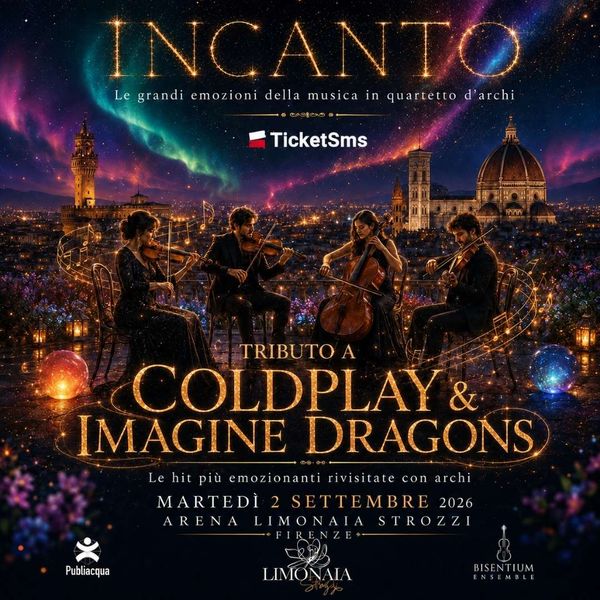 Incanto - Tributo a Coldplay & Imagine Dragons Arena La Limonaia Strozzi Firenze