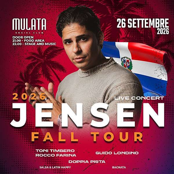 JENSEN - FALL TOUR 2026 - BARI Mulata Bari