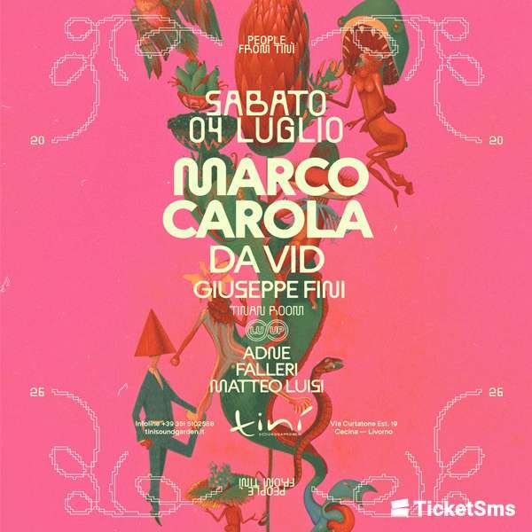 Marco Carola Tinì Soundgarden CECINA