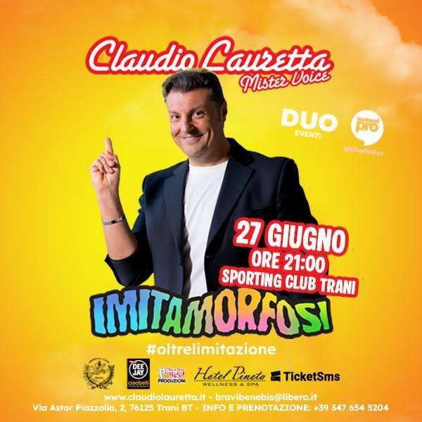 Lauretta in Imitamorfosi Sporting Club Trani