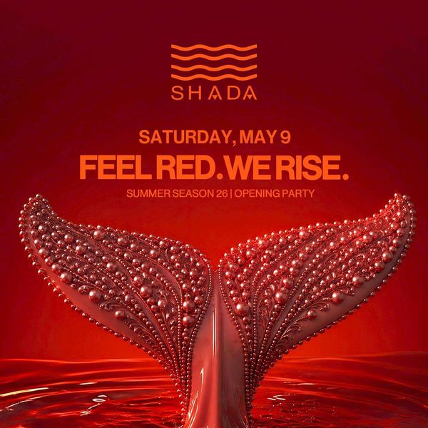 Feel Red. We Rise Shada Beach Club