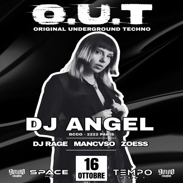 O.U.TECHNO - OUT OF ANGEL Space Club Palermo