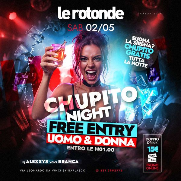 Chupito Night Discoteca Le Rotonde
