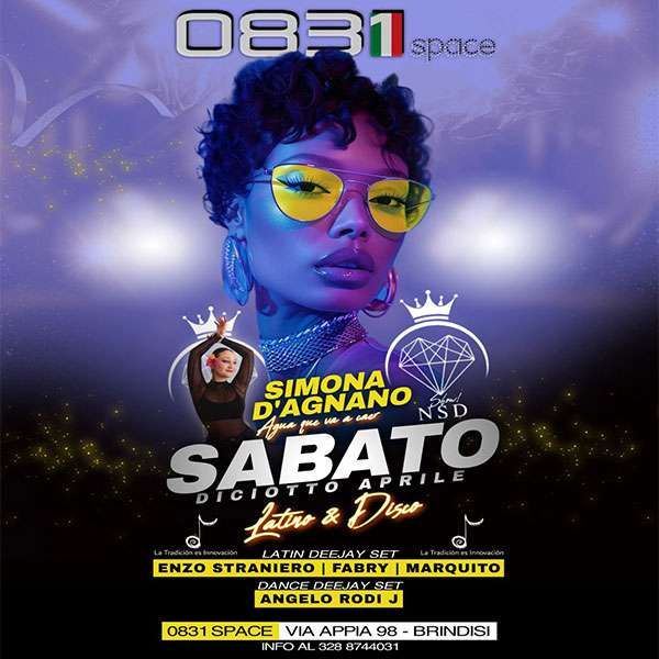 Sabato Latino e Disco 0831 Space