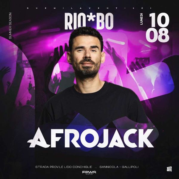 Afrojack RIOBO Gallipoli Gallipoli