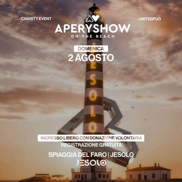 Aperyshow on the Beach - Registrazione gratuita Arenile Spiaggia del Faro