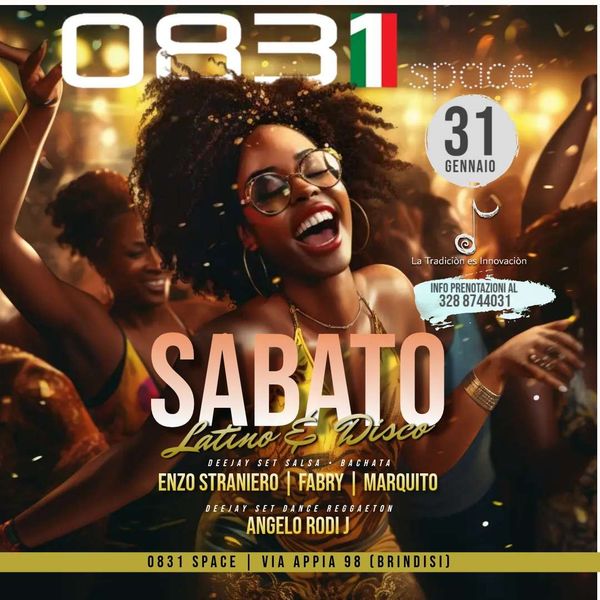 Sabato Latino e Disco 0831 Space