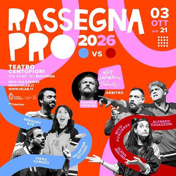 Match d'improvvisazione teatrale Teatro Centofiori Bologna