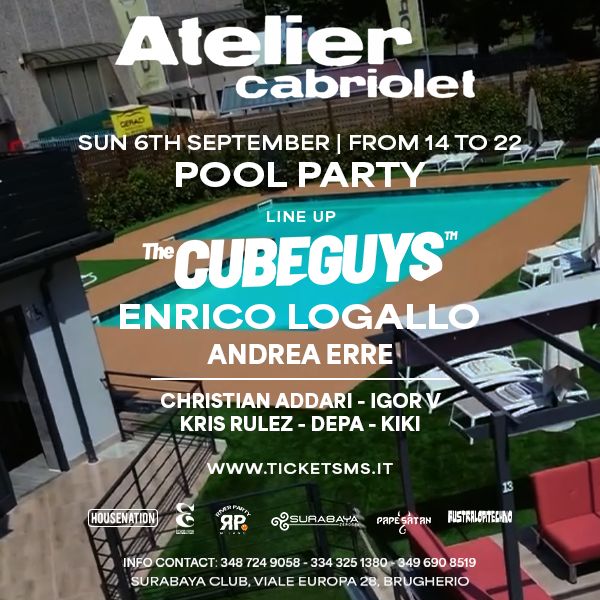 Atelier Cabriolet - Pool Party Surabaya Club Brugherio