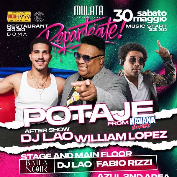 Reparteate - Reggaeton, Reparto, Afrohouse party - Mulata Bari Mulata
