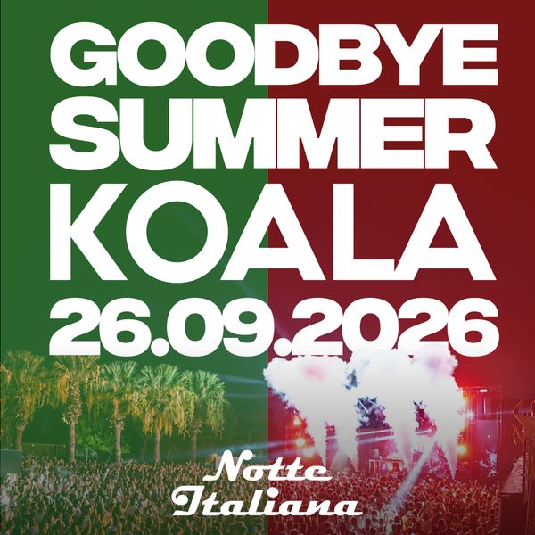 Goodbye Summer + Notte Italiana Koala Santa Croce Camerina