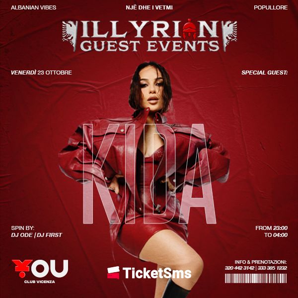 ILLYRIAN Guest Events w/ KIDA YOU Club Vicenza Vicenza