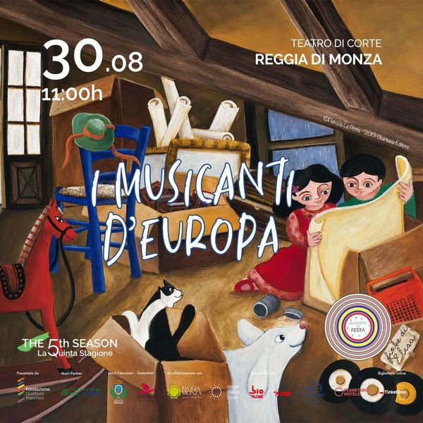 I Musicanti d'Europa - Quartetto in Festa per Bambini Teatro di Corte della Reggia Monza Monza