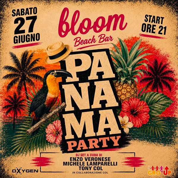 Panama Party Bloom Beach Bar Molfetta