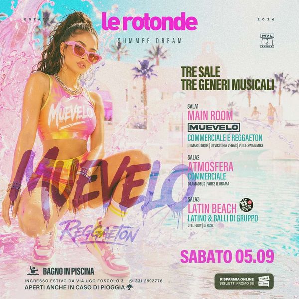 Muevelo - Pool Party Discoteca Le Rotonde