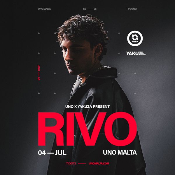 Uno X Yakuza Pres. Rivo UNO Malta  Ta' Qali, Malta