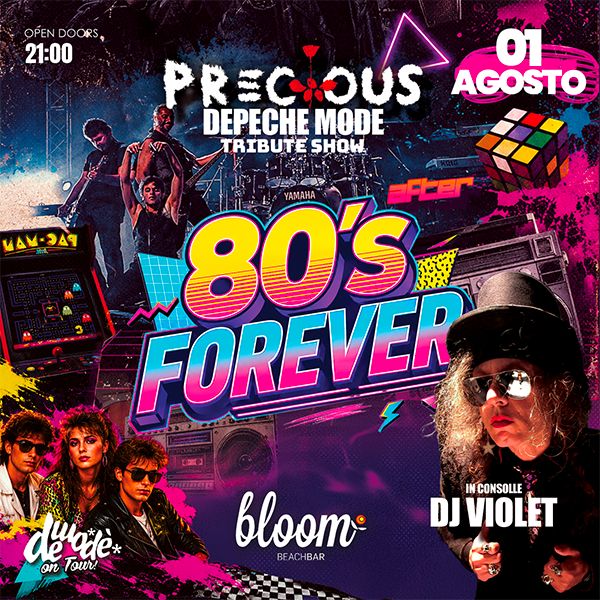 80s Forever - Precious Depeche Mode Tribute  Bloom Beach Bar Molfetta