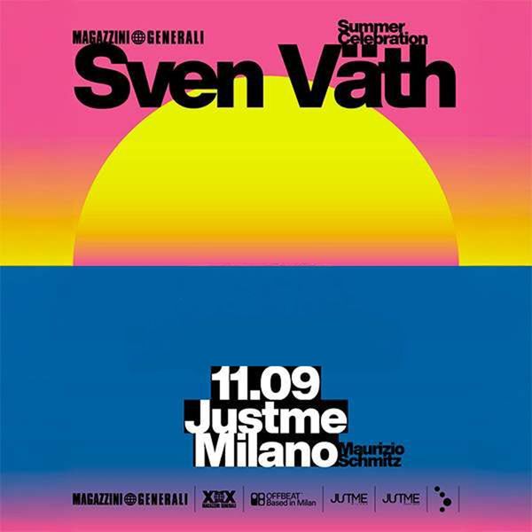Sven Väth Justme Milano Milano
