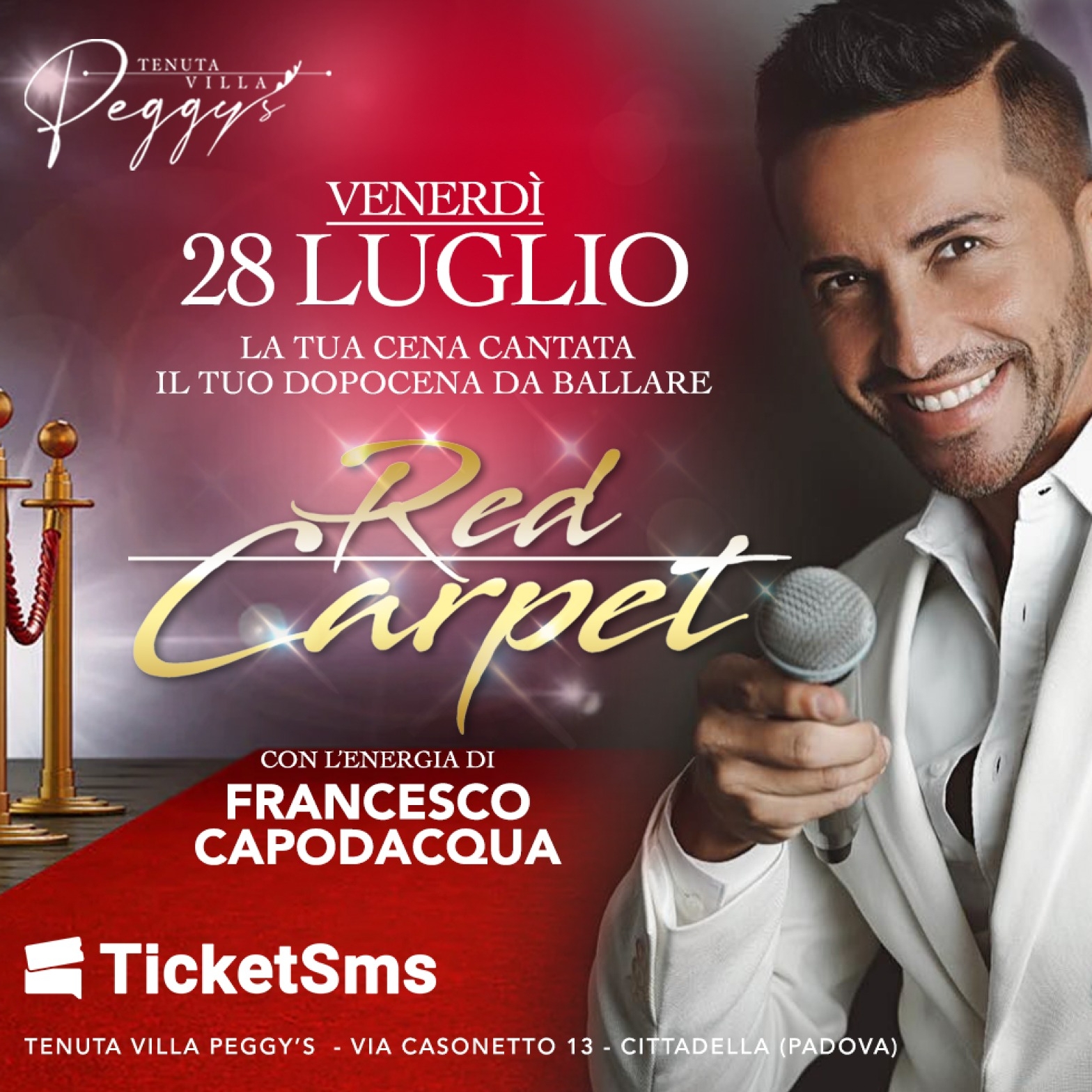 Red Carpet con Francesco Capodacqua Tenuta Villa Peggy\'s