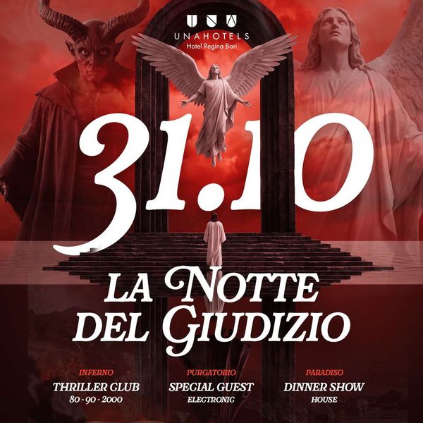 La notte del giudizio - Halloween Night Una Hotels Regina Bari Noicattaro